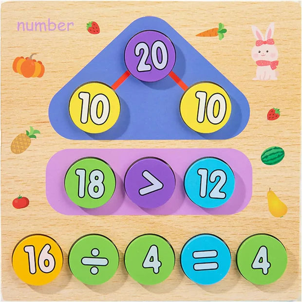 2 in 1 Digital Clock  Quiz puzzle