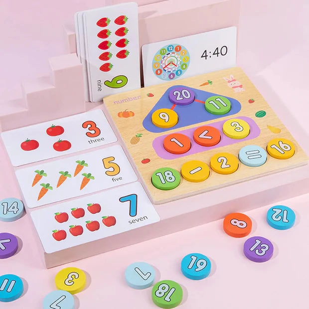 2 in 1 Digital Clock  Quiz puzzle
