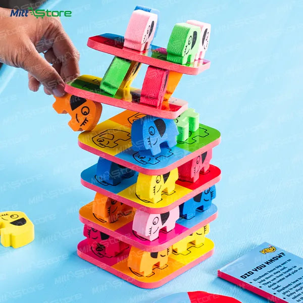 2 in 1 Elephant Stack & Balance