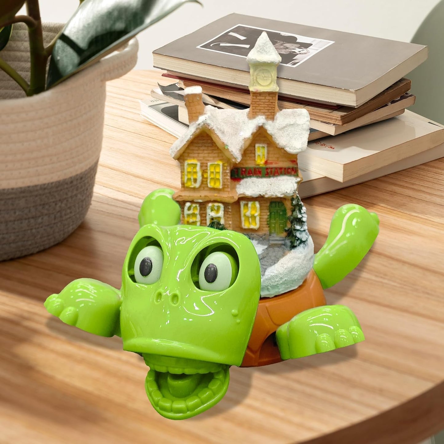 2 in 1 Funny Sleepy Turtle mobile holder cup stand Tortoise