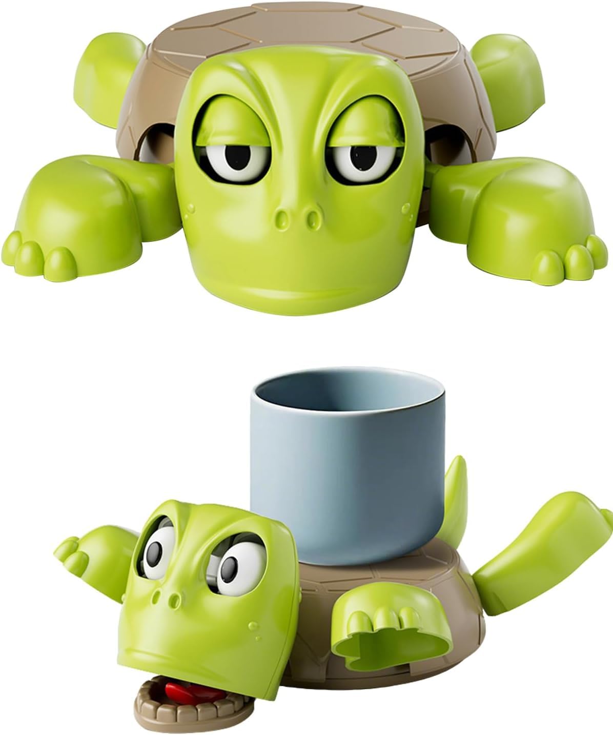 2 in 1 Funny Sleepy Turtle mobile holder cup stand Tortoise