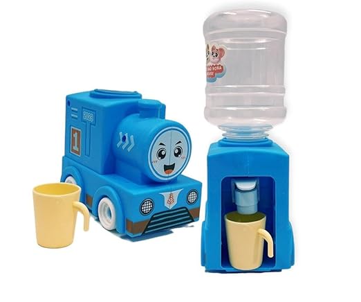 2 in 1 Water Dispenser Toy for Kids - Bus Vehicle Themed Simulation Toy