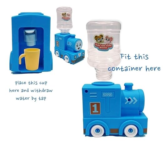 2 in 1 Water Dispenser Toy for Kids - Bus Vehicle Themed Simulation Toy