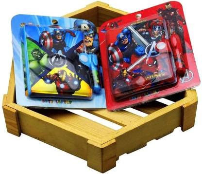 Cute Printed Mini Pocket Diary with Small Pen for Kids - Pack of Any 1