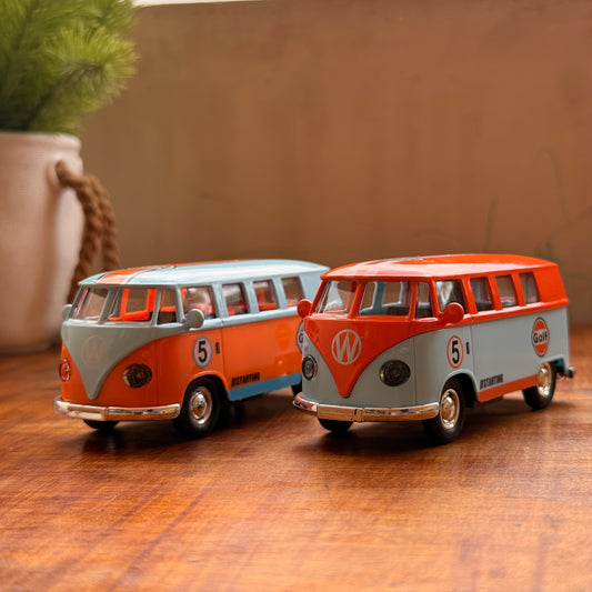 Metal Gulf Bus Diecast Models for Volkswagen-Any 1