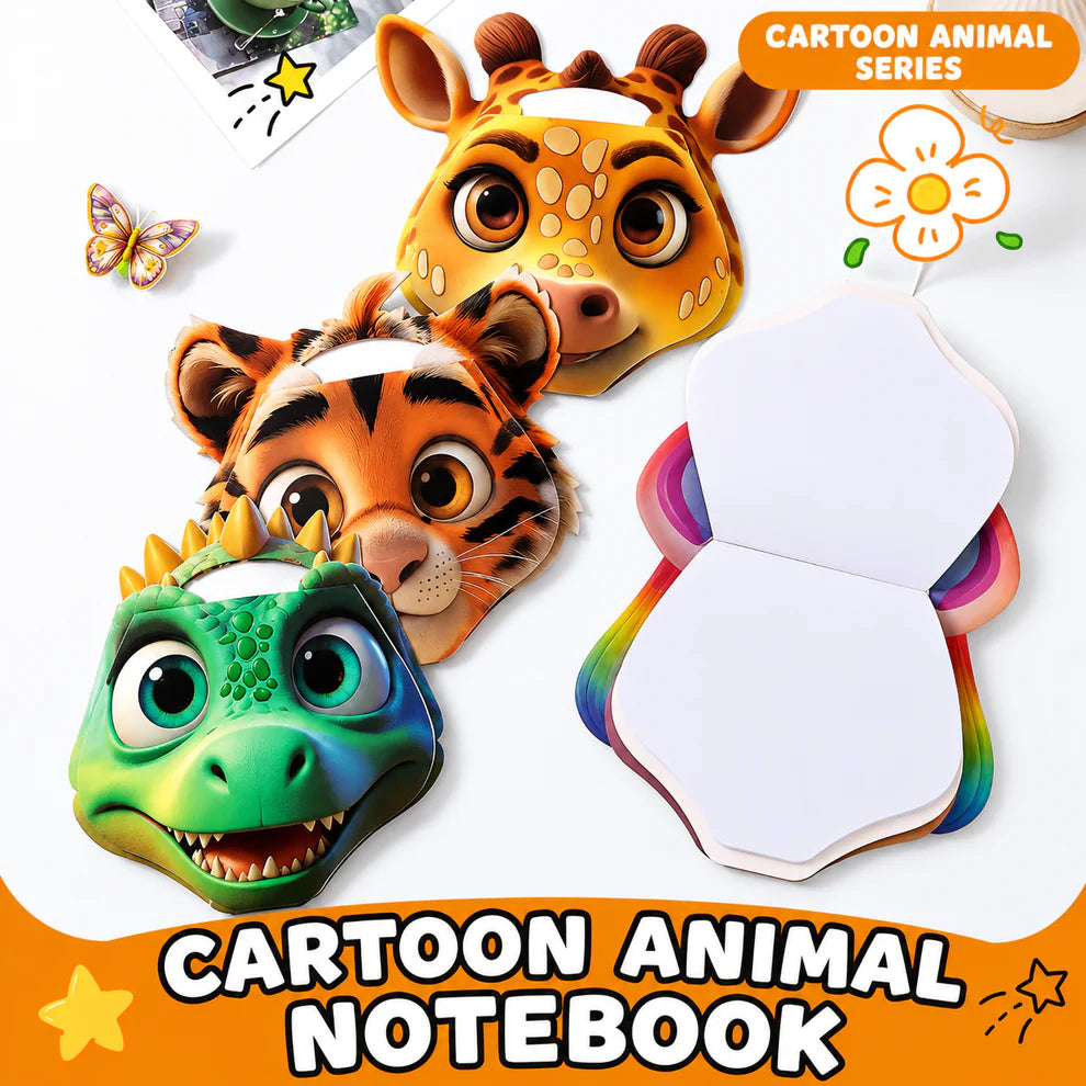 3D Cartoon Animal Face Drawing Book-Any 1