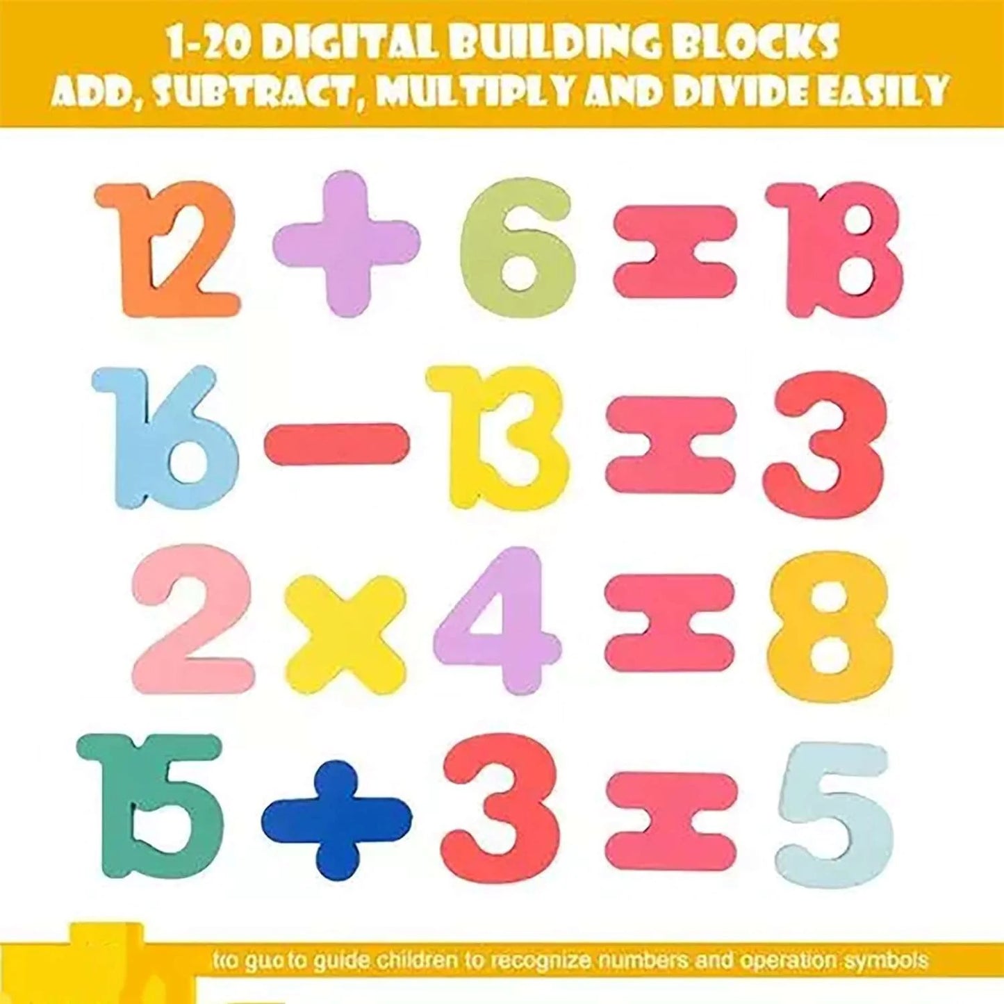 3D Numbers Board 1- 20 - Mini Board