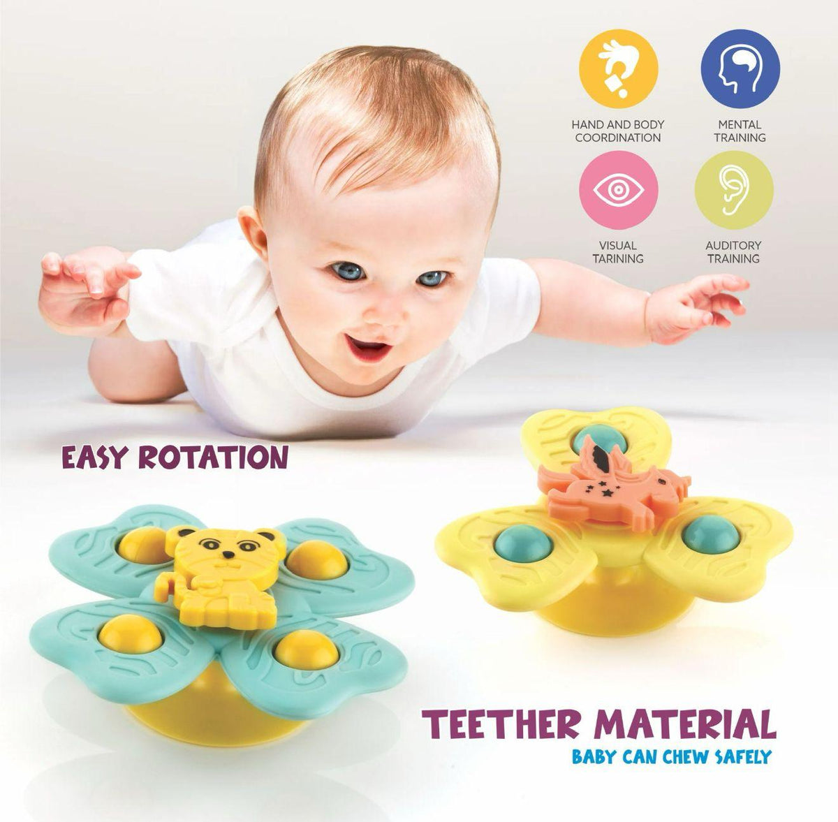 3 Pieces Baby Spinner Set