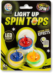 3 Pieces Fun LED Spinning Toys for Kids