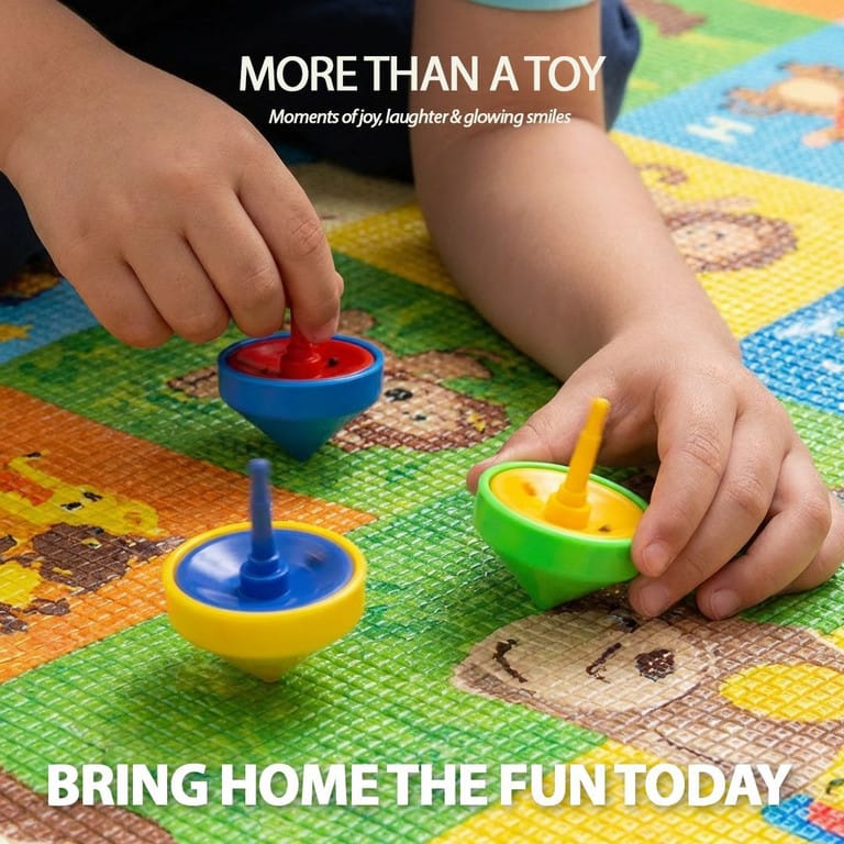 3 Pieces Fun LED Spinning Toys for Kids