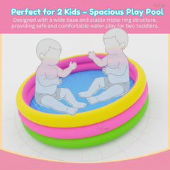 3 ft Inflatable Swimming Pool for Kids 0–3 Years -Fit 2 kids - 85cm*25cm