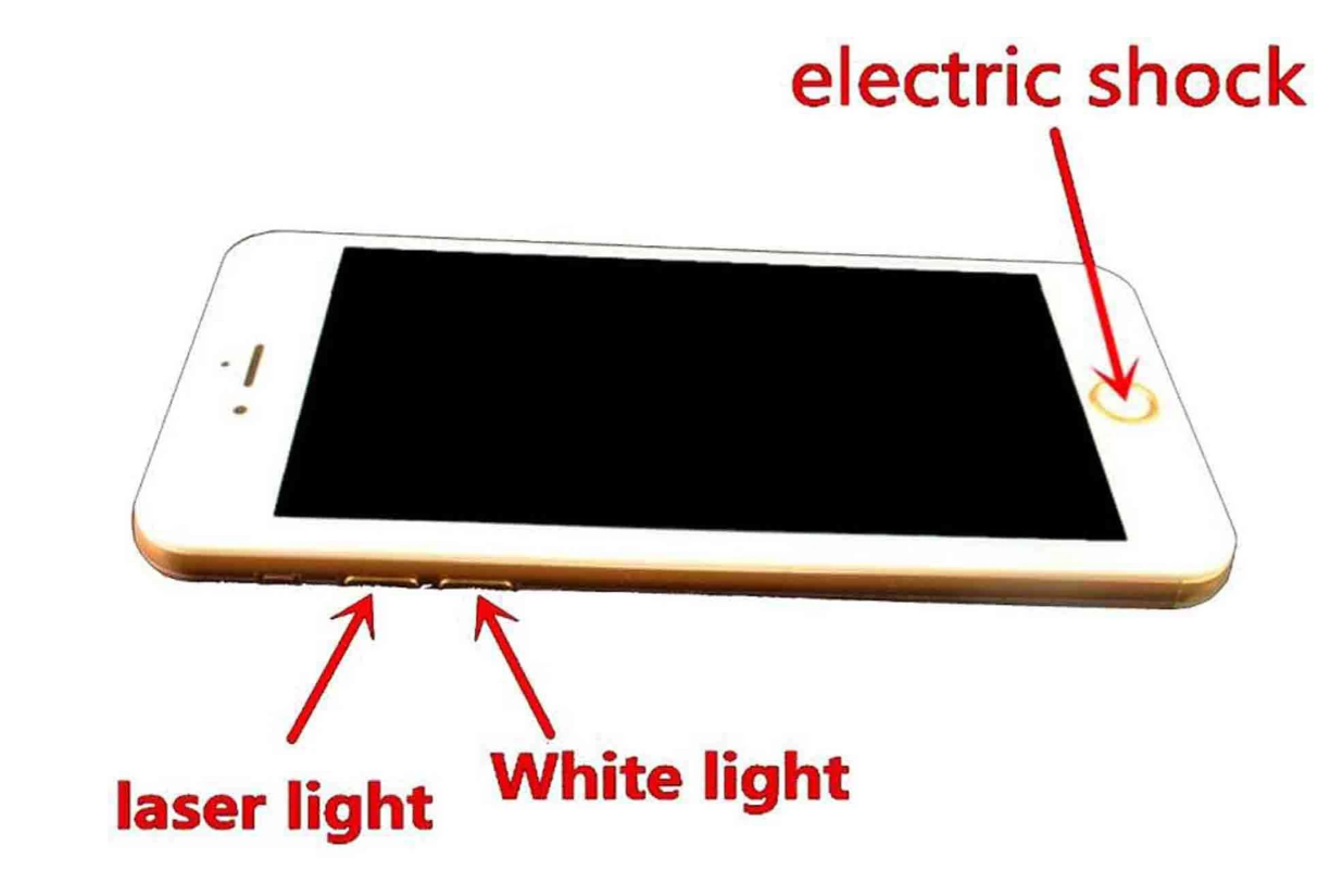 3 in 1 Prank Phone - Shock phone with Lazer and Torch Light