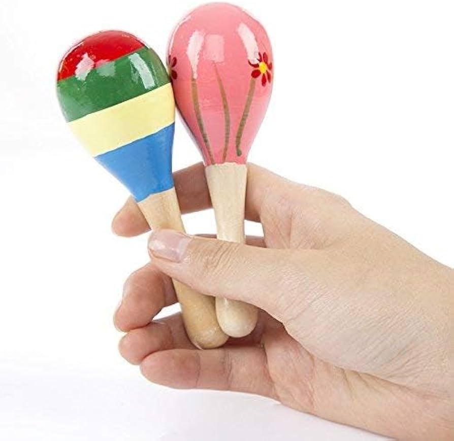 colourful Egg Shaker Rattle small - mini - pack of 1