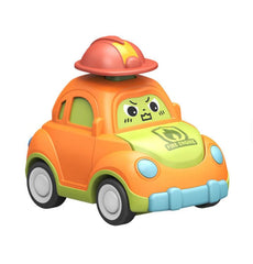 Baby Cartoon Toy Car Mini Press Go Vehicles Inertia Pull Back Cars-Any 1