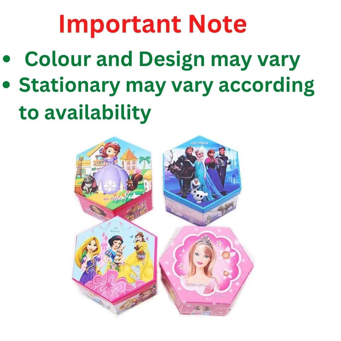 46-Piece Drawing Art Set for Kids – Watercolor Pencils, Crayons, Sketch Pens – Perfect for Birthday Return Gifts