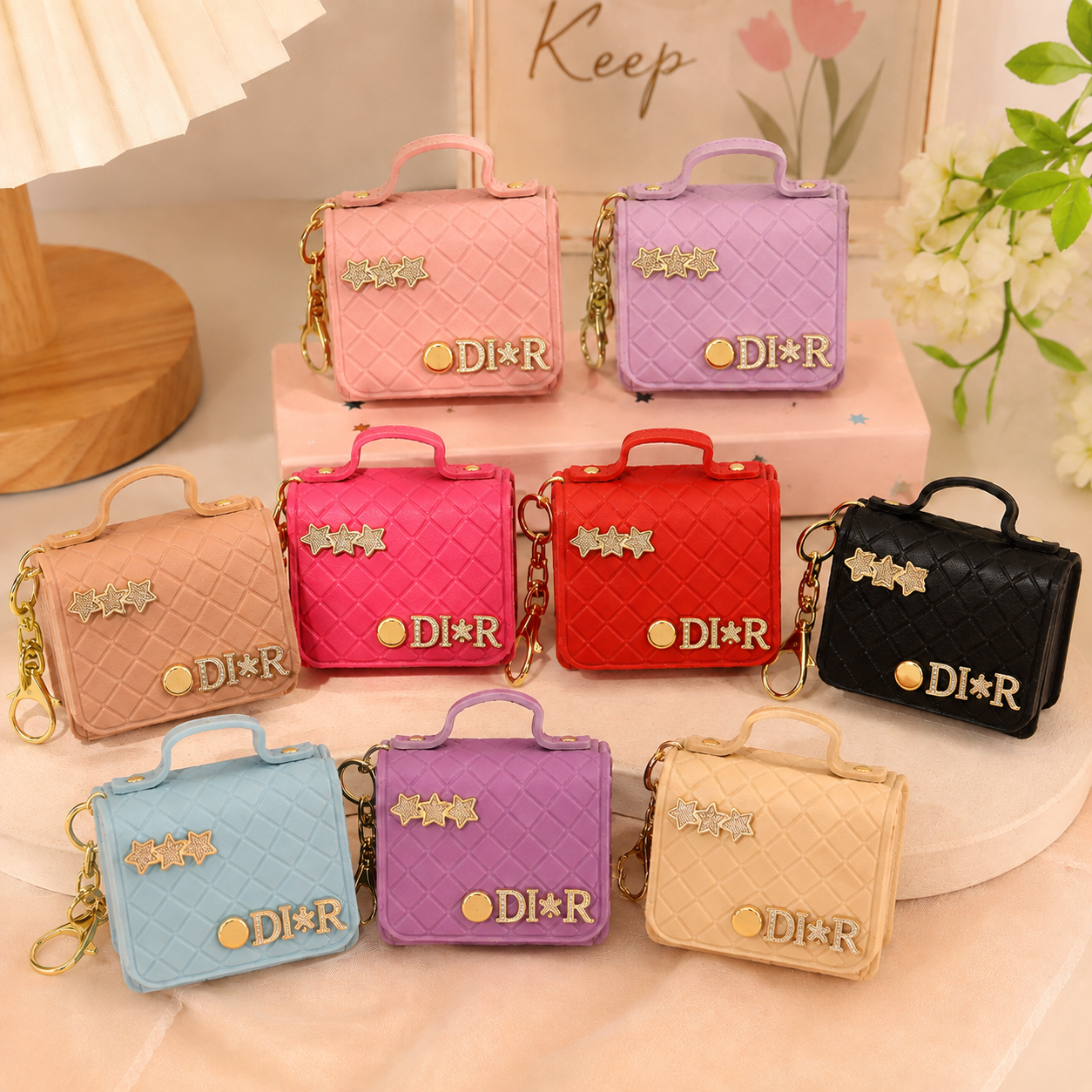 Cute Mini Handbag Keychain Hanging Charm