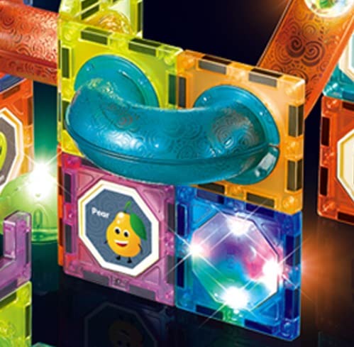 49 Pcs Light Magnetic Blocks with Light for Kids STEAM Toy