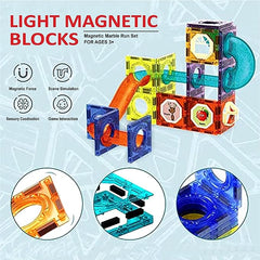 75 Pcs Light Magnetic Blocks with Light for Kids STEAM Toy
