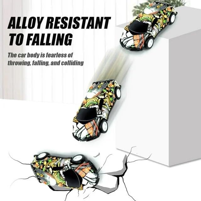 4 pieces Metal Racing Car Die cast Set - Pull Back Friction