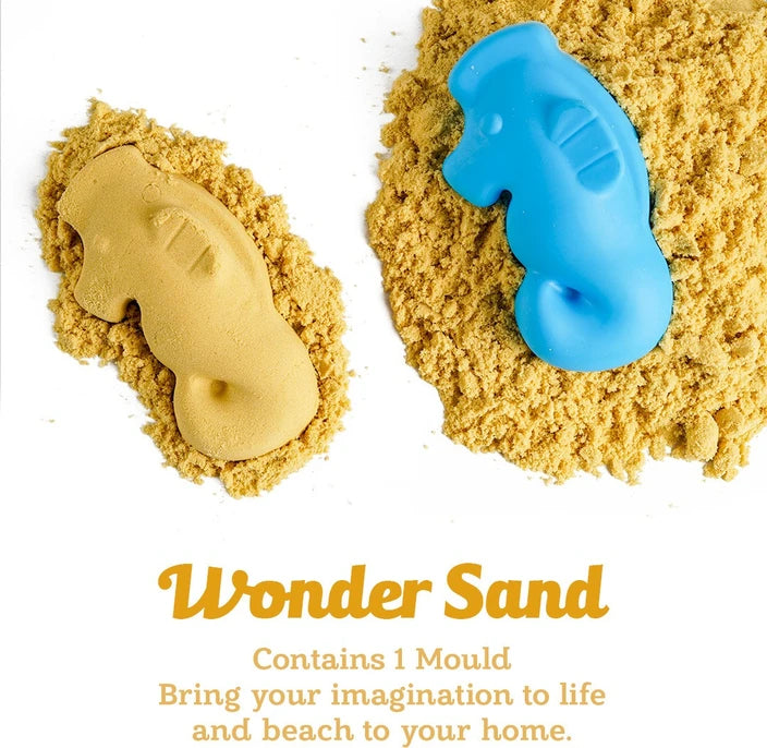 500 Gm Magic Flow Sand Bucket For Kids, Play Sand, Kinetic Sand -Random color Sand -Any 1 Mould