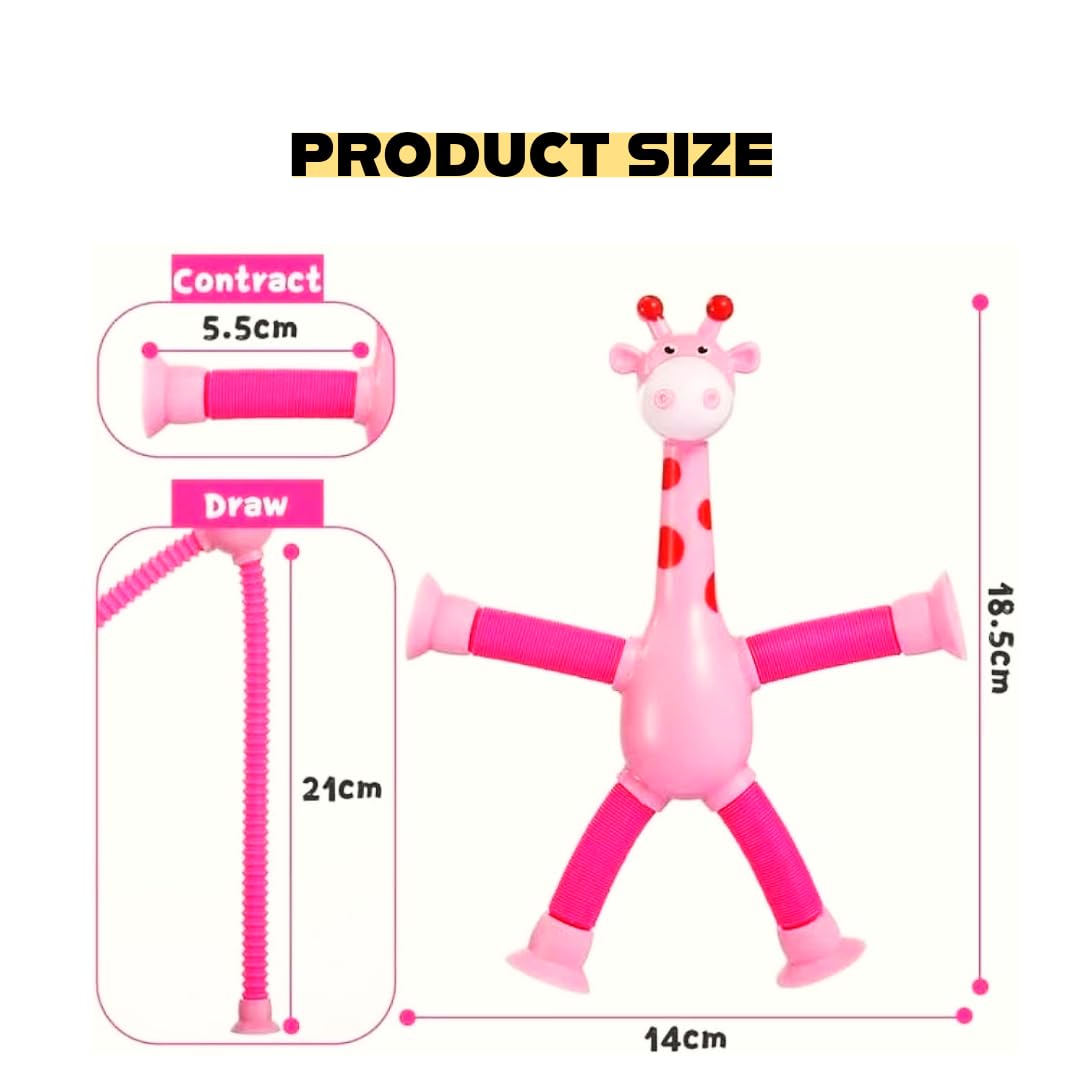 Candy Flower & Tube Giraffe Combo - 2 pcs Random Colors