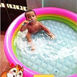 Intex Sunset Glow Baby swimming Pool, Multi Color 1.14m*25cm