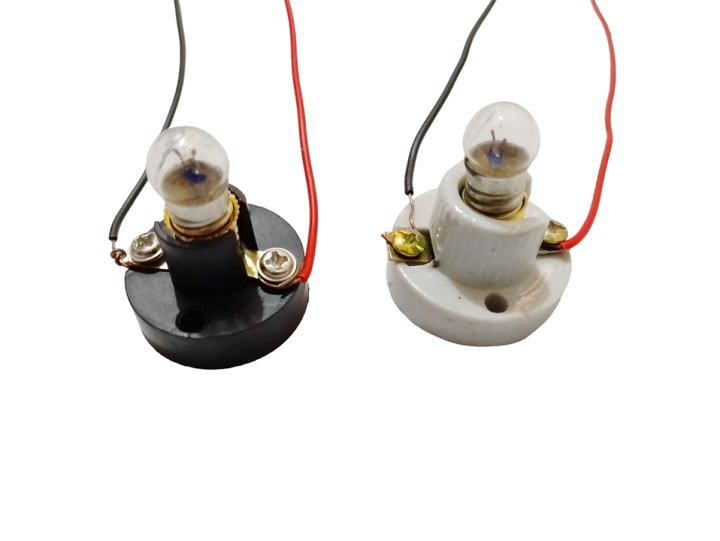 DIY Mini Bulb Holder Kit For Simple Electric Circuit Kit Science Project-Multicolor Without Battery***