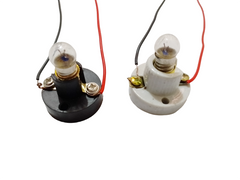 DIY Mini Bulb Holder Kit For Simple Electric Circuit Kit Science Project-Multicolor Without Battery***