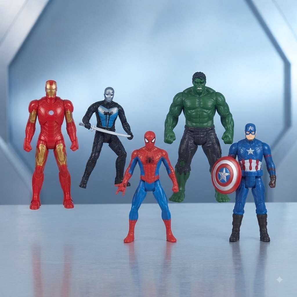 5 in 1 Avengers Action Hero Set