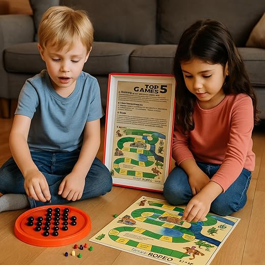 5 in 1 Games - Brainvita Snake and Ladder Game