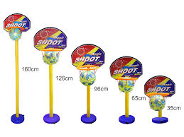 5 level Basket Ball kit Adjustable with Stand for Kids Play Playing Hanging Board, Multicolor