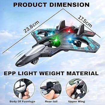 Premium L25 -RC Fighter Jet  360° Stunt Flip, 2.4GHz Easy-to-Fly Remote Control Plane for Kids & Adults