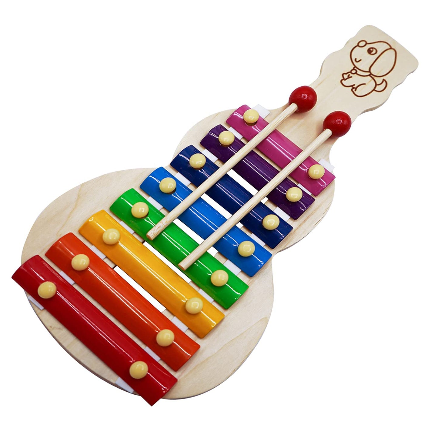 Wooden Guitar Xylophone Big 8 notes