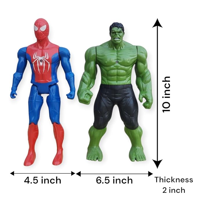 Avengers Action Figure Infinity War Spider Man Hero Series Toy for kids, Large (6.5 inch) with LED Light on Chest -Foldable Leg