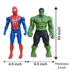 Avengers Action Figure Infinity War Spider Man Hero Series Toy for kids, Large (6.5 inch) with LED Light on Chest -Foldable Leg