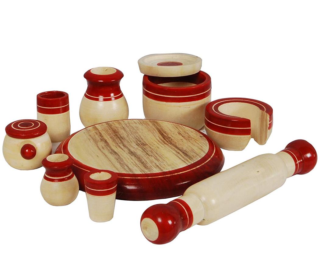 special kitchen set - pack of vessels with chappathi maker and roller