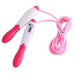 Tough and Durable Adjustable Length Cordless Jump Skipping Rope with Digital LCD Counter