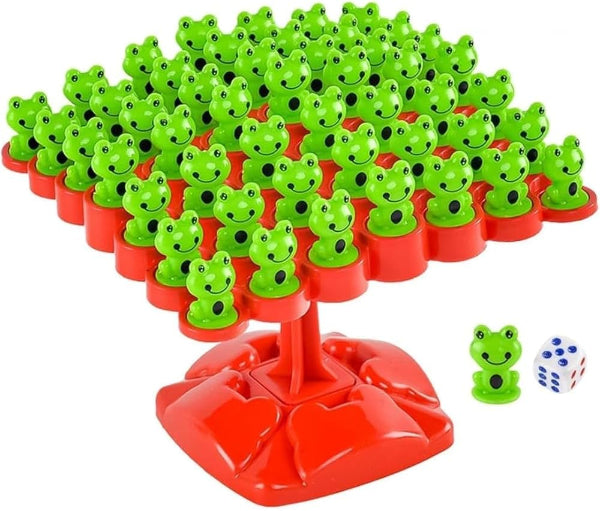 Frog Balance Tree Game Toys, Two-Player Balance Game Parent-Child Interactive Family Tabletop Puzzle Game