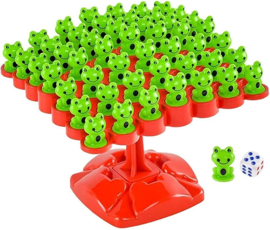 Frog Balance Tree Game Toys, Two-Player Balance Game Parent-Child Interactive Family Tabletop Puzzle Game