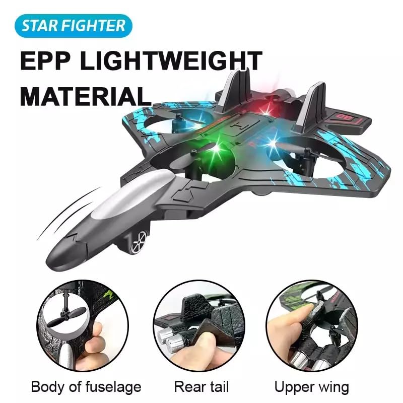 Premium L25 -RC Fighter Jet  360° Stunt Flip, 2.4GHz Easy-to-Fly Remote Control Plane for Kids & Adults