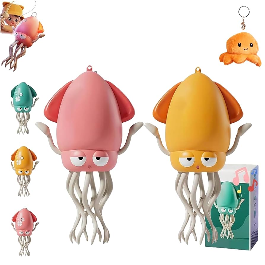 Dancing Squid with light and music toy