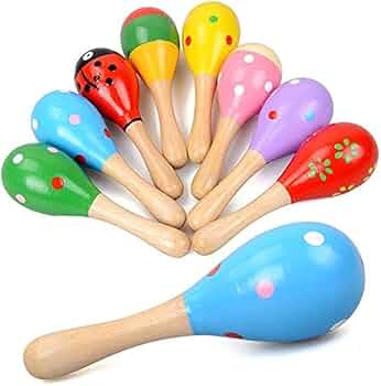 colourful Egg Shaker Rattle small - mini - pack of 1