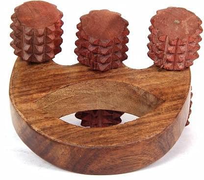 6 Tyre Wooden Massager For back pain and body pain