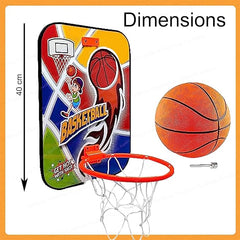 Basketball - Wall Mount Adjustable Basket Ball Kit for Kids BIG - Any 1 Random Design
