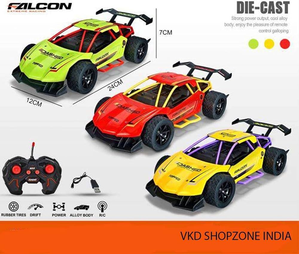Alloy Metal Racing Model Super Sports Remote Control Car with Rubber Tyres