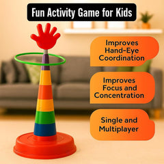 Ring Toss Game for Kids, Ring Throwing Game for Single and Group Play