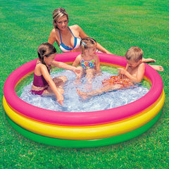 Intex Sunset Glow Baby swimming Pool, Multi Color 1.14m*25cm