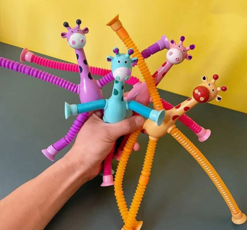 Candy Flower & Tube Giraffe Combo - 2 pcs Random Colors