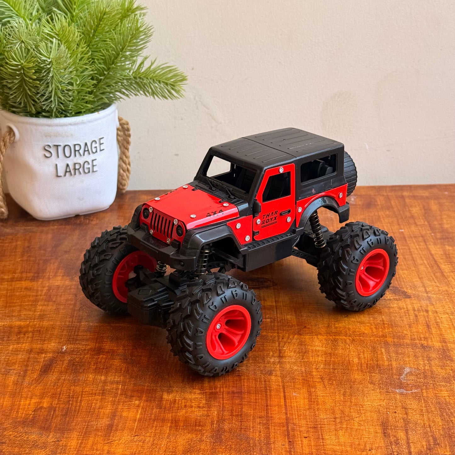 Remote Control Thar Rock Climbing Car for Rechargeable Off-Road Jeep Toy with Mist Spray-Any 1
