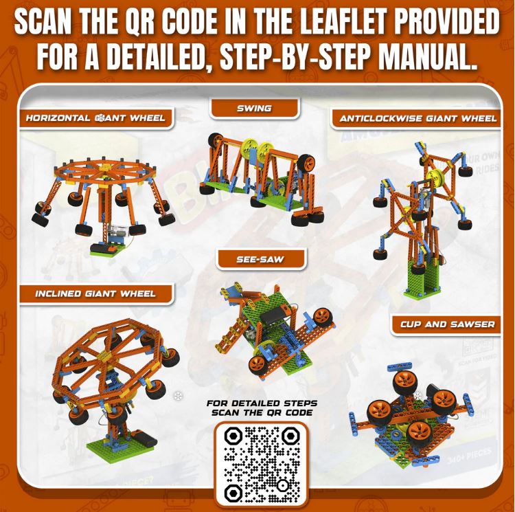 7 in 1 BLIX AMUSEMENT PARK- ROBOTICS FOR KIDS